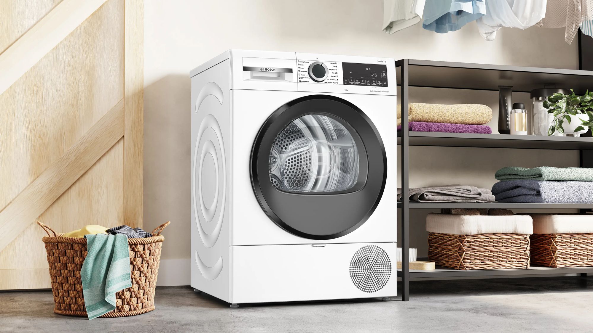 Bosch Serie 6 WQG143DANL Warmtepompdroger - 9 kg - Wit