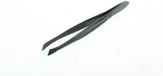 Pince à épiler Malteser 8cm plastique noir biseauté pinceau sourcils