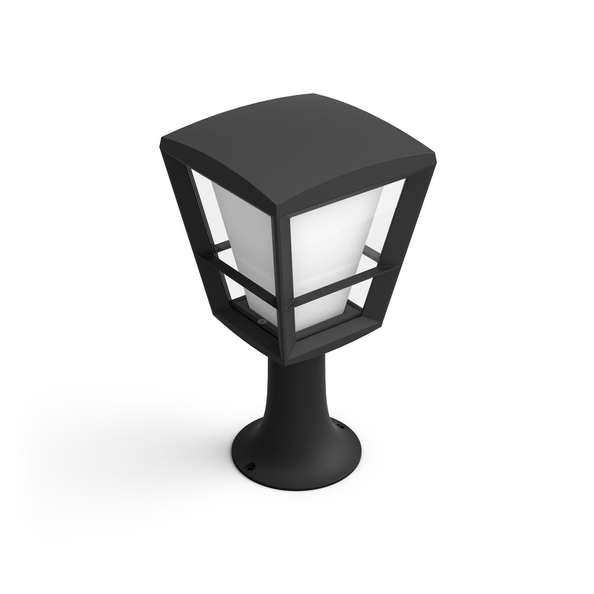 Philips Hue Econic - Smart Outdoor Pedestal Light - Black