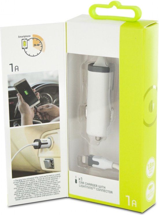 Muvit MUDCC0157 Autolader Grijs, Wit