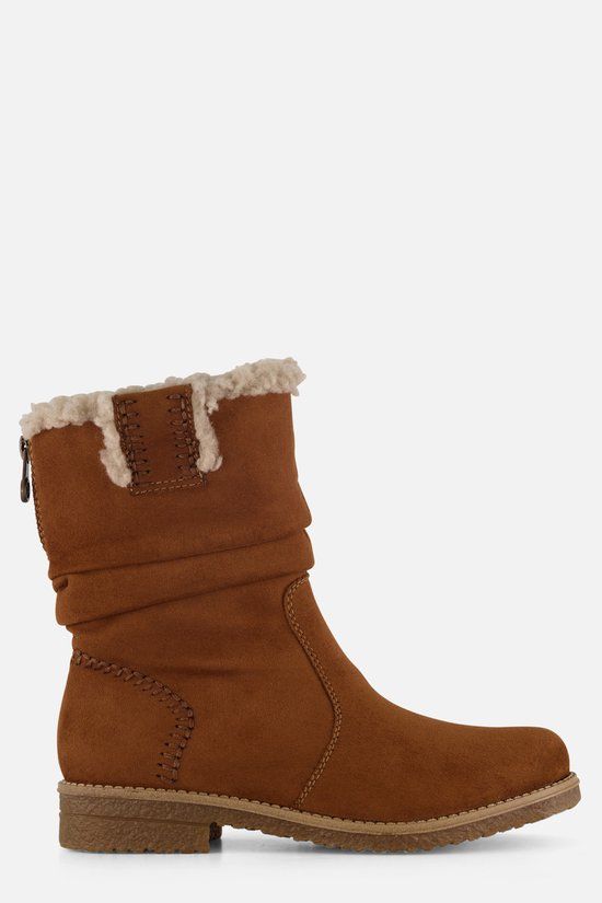 Rieker Enkellaarsjes cognac Imitatiesuede - Maat 38