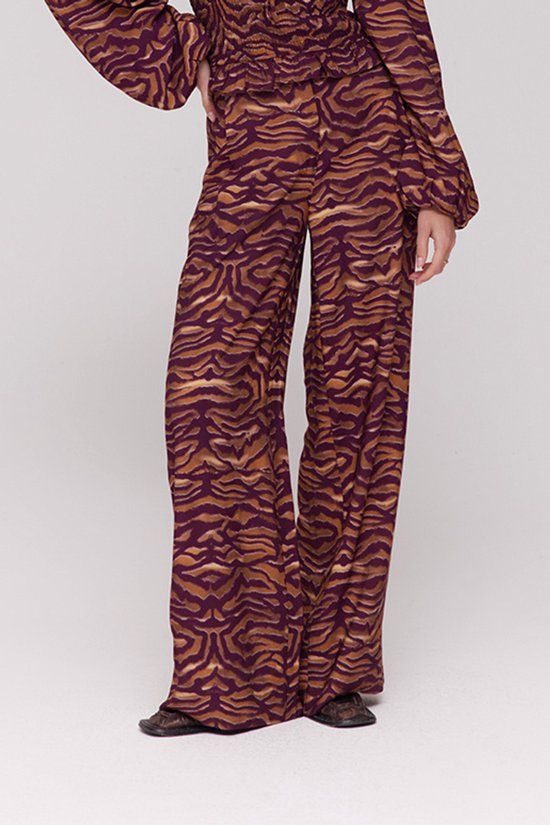 Harper & Yve Palazzo Broeken Dames - Bruin - Maat L