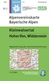 Kleinwalsertal, Deutscher Alpenverein Bayerische Alpen- Kleinwalsertal, Hoher Ifen, Wilderstein walk+skii