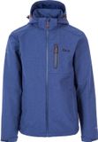 DLX Trespass Heren Ferguson II Deluxe Softshell Jas met Capuchon - Blauw - Maat M