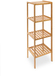 Merkloos Bamboo Rack Shelf - 4 Tier - Freestanding - Bedroom, Dining Room, Living Room