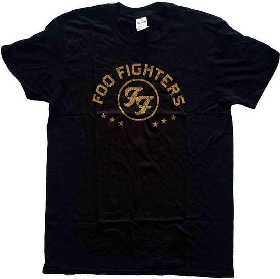 Foo Fighters Arched Star Heren T-shirt - zwart - XXL