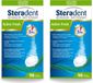 Steradent 2 x Nettoyant pour prothèses dentaires Active Fresh Menthol & Eucalyptus 90 Comprimés