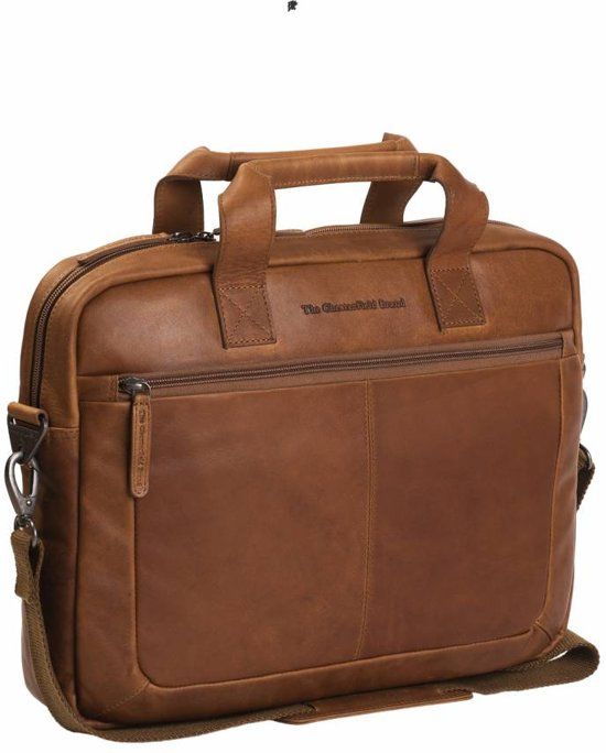 The Chesterfield Brand Chesterfield Leren Laptoptas 15 inch Calvi Cognac