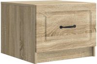 vidaXL Salontafel Sonoma eiken 49 x 50 x 37 cm bewerkt hout