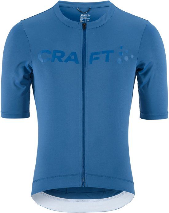 Craft Endur Logo Jersey Heren Fietsshirt - Blauw - Maat M