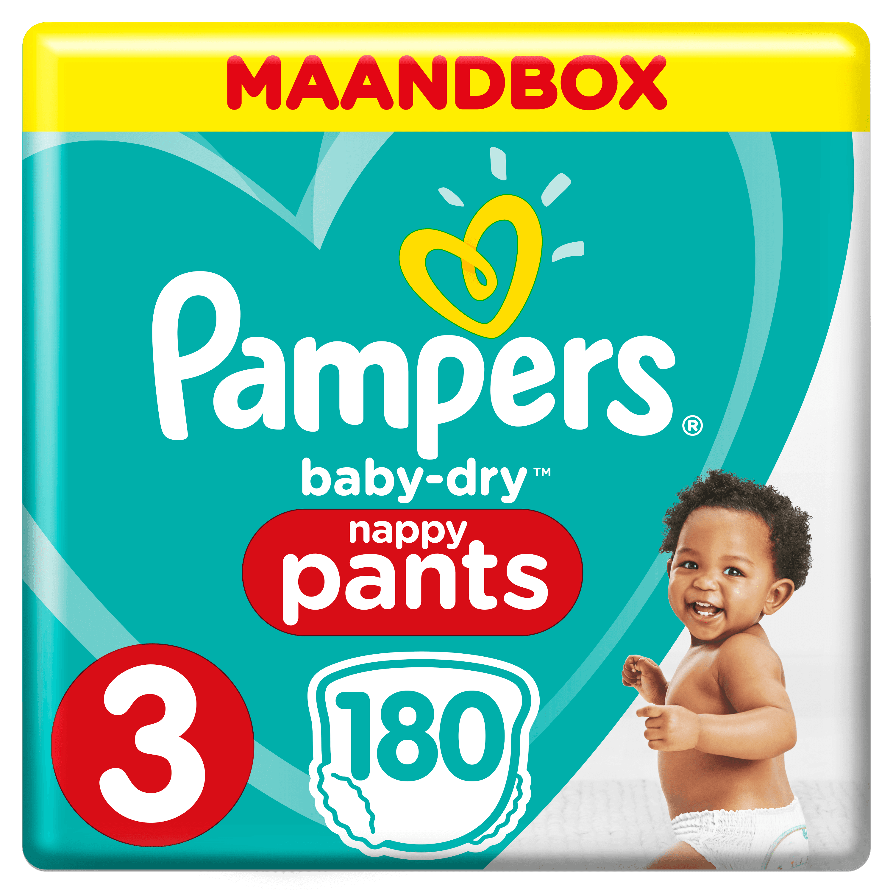 Pampers Baby-Dry Pants Maat 3 180 Luierbroekjes