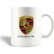 Porsche Keramische mok maniacase, Zwart Geel En Rode Porsche Logo Auto