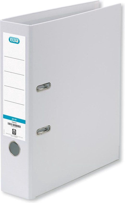 Elba Smart Pro+ ordner A4 plastic wit 80 mm