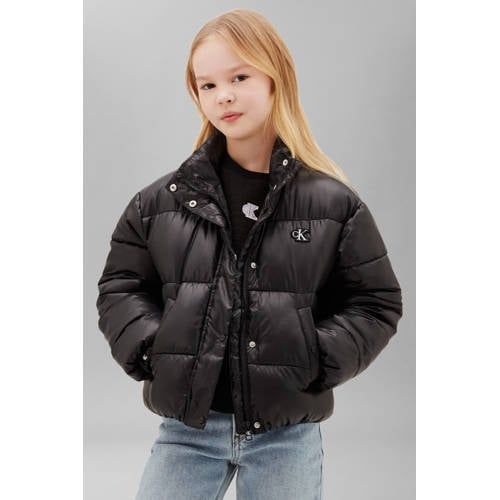 Calvin Klein gewatteerde winterjas - zwart