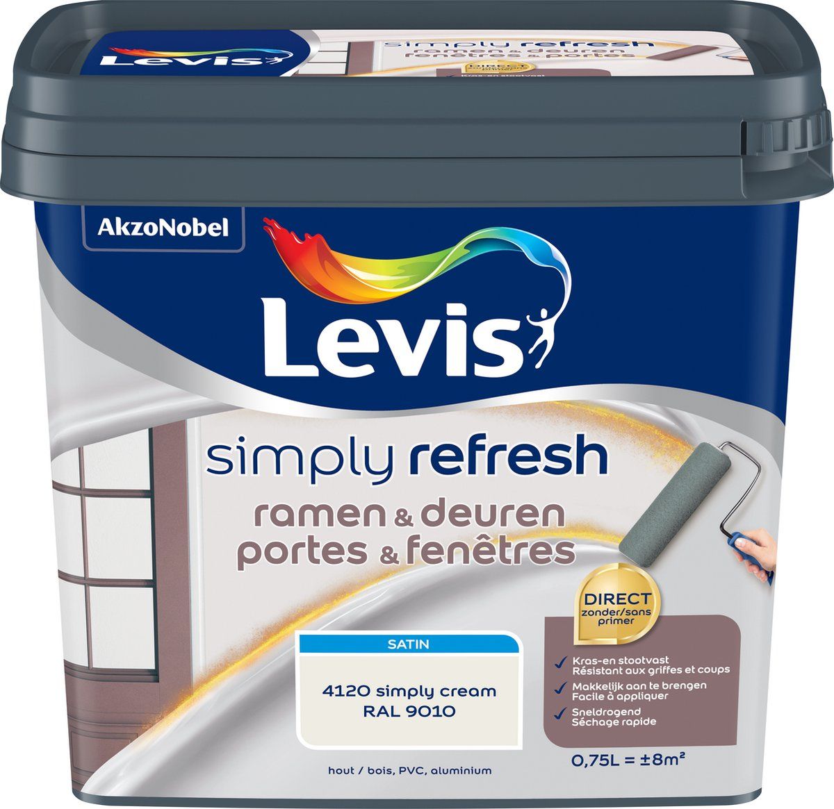 Levi's Simply Refresh - Simply Cream (Ral 9010) - 0.75L