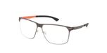 Ic!berlin Olaf Ic5044 Lunettes de vue unisexe gris carrées 62mm