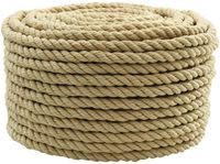 vidaXL Boottouw 14 mm 100 m naturel