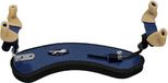 Wolf SR-24-BLU schoudersteun voor viool, Forte Secondo, zeeblauw met ‘flipflop’ groen, geschikt voor 1/2-1/4