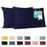 Dreamzie Kussensloop, katoen, 30 x 50 cm, marineblauw, 2 stuks, Oeko-Tex