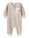 NAME IT Overall 'NBMKOPPE' sand / lichtgrijs / mintgroen / wit