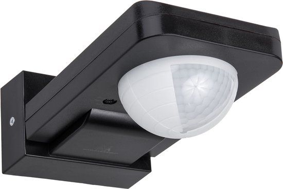 Maclean MCE243 B Infrarood bewegingssensor met schemersensor 360° IP65 Zwart