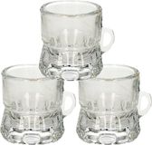Trendoz Verre à shot - 6x - forme chope de bière petit verre/verre - avec poignée - 2cl - Oktoberfest