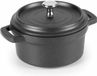 Lacor 25915 Gietijzeren steelpan met deksel - Zwart - 14 cm