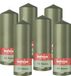 Bolsius - Gladde Stompkaarsen - 6 Stuks - Groen - 20 cm - 75 Branduren