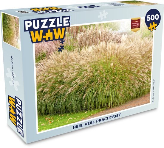 MuchoWow Puzzel Heel veel prachtriet - Legpuzzel - Puzzel 500 stukjes