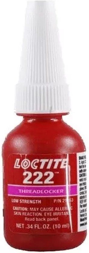 LOCTITE 222 Schroefdraadborgmiddel - Lage Sterkte - 10ml