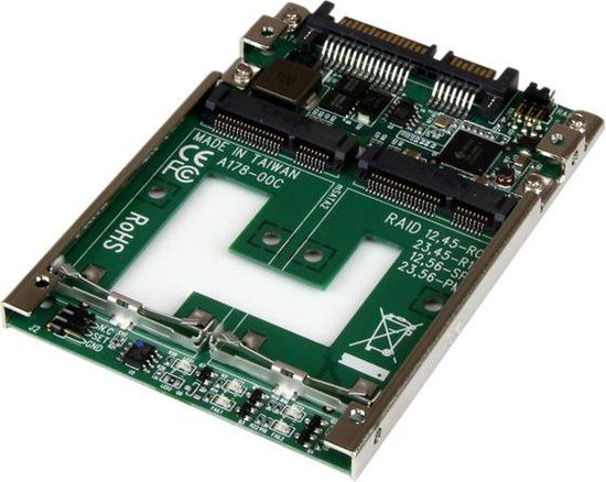 StarTech 25SAT22MSAT - Adapter - mSATA SSD naar 2,5 inch SATA