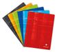 Clairefontaine 63311AMZC Pak met 3 Geniete Schriften - 24x32 cm - 48 Pagina's Grote Ruitjes - Wit Papier 90 g - Omslag Gecoat Karton - Willekeurige Kleuren
