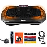 LifePro Vibration Plate Exercise Machine For Lymphatic Drainage | Waver | 99 Speed Levels & 9 Program Mode | Full Body Exercise Machine For Home Use | Resistance Bands & Remote