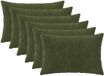 vidaXL Kussensloop Groen 40 x 60 cm (6 stuks)