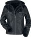 Black Premium by EMP Zwart jasje van imitatieleer in bikerstijl - Dames - XL