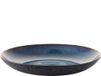 BITZ Serveerschotel Steengoed Zwart, Blauw Rond 40 cm