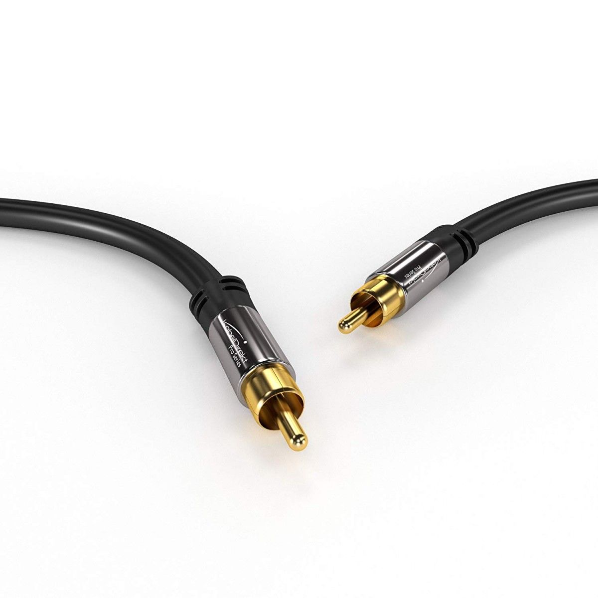 KabelDirekt 799422539785 - Audio kabel - 1 m - Zwart