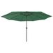 VidaXL Terras Parasol Groen