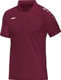 Jako - Polo Classico Bordeaux Heren Maat M