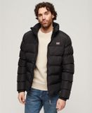 Superdry SPORTS PUFFER JACKET Heren Jas - Zwart - Maat XL