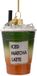 Vondels décoration de sapin - Mangue matcha glacé 10cm en verre, couleur multi 1 pièce