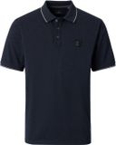 CASAMODA Polo Jersey Tipping Donkerblauw (navy) - Maat L - Heren