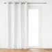 Douceur d'intérieur Gordijn met ogen (135 x 260 cm) Geolia wit, fluweel devoré