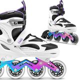 Movino Cruzer Two - Inline Skates - Skeelers - Lagers ABEC-7 - Draagkracht tot 100 kg - Verstelbare (34-37)