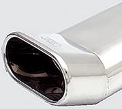 Sportuitlaat Ulter Sport Sportuitlaat passend voor Audi A3 8L HB 1.6i 74/75kW/1.8i 92kW/1.8T 110/132kW/1.9TDI 66/74/81/96kW 1996-2003 145x75mm
