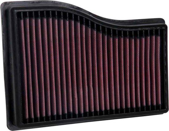 K&N Vervangingsfilter Mercedes A & B Klasse 160/180/200 1.3 Turbo 2019- (33-3132) - Rood
