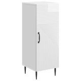 vidaXL Dressoir Hoogglans Wit 89,5 cm