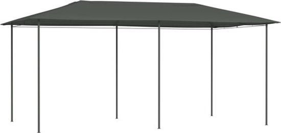vidaXL Prieel 160 g/m² 2,98x5,3x2,59 m antracietkleurig