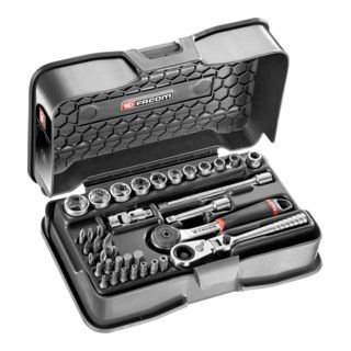Facom Steeksleutel Set - 37-Delig - 1/4" Zeskant