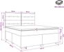 vidaXL Boxspringbed met matras, donkergrijs, 160 x 200 cm, fluweel